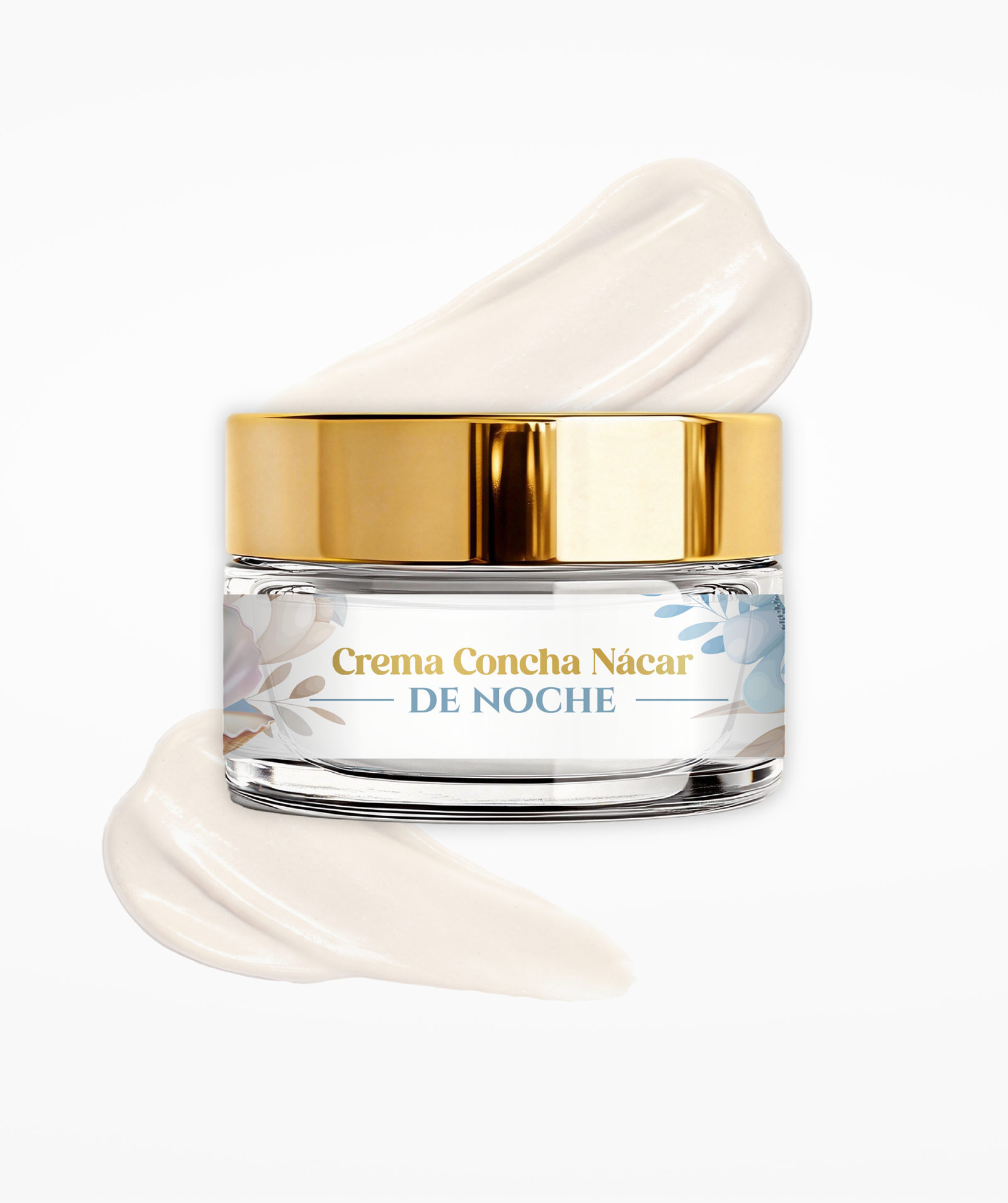 Crema facial concha nácar de noche